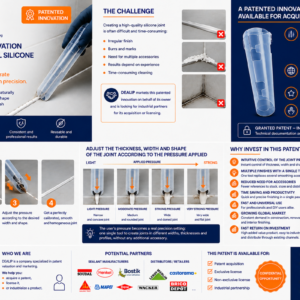 Dispositif innovant de raclage de joints avec récupération intégrée de l'excédent