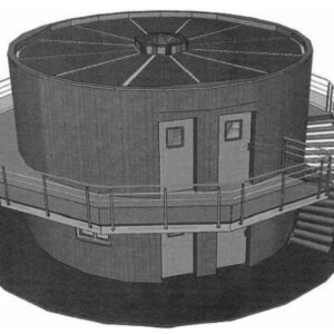 Dessin et modèle – Bâtiment modulaire à puits de lumière central