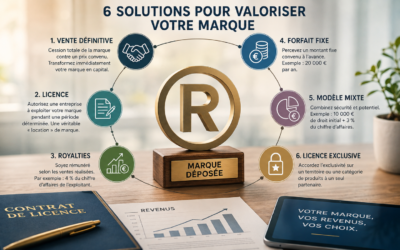 Vendre une marque : quelles sont les différentes options pour la valoriser ?